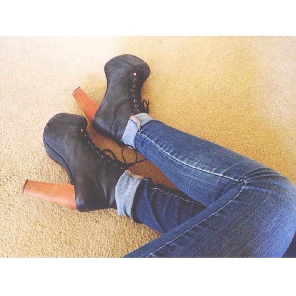 Jeffery Campbell Lita High Heel Booties